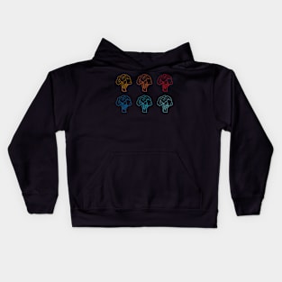 Colourful Broccoli Kids Hoodie